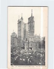 Postcard St. Pauls Church New York City New York USA picture