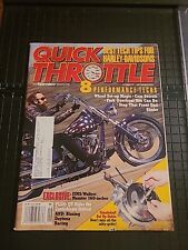 Quick Throttle Magazine September 1999 Motorcycle Vintage  Bagged  picture