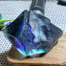 Rare NATURAL rainbow FLUORITE Quartz Crystal Mineral Specimen Healing 136g  A58 picture