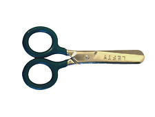 Vintage Left Handed Scissors Steel 4 inch Blunt Tip Lefty Preschool Child  picture