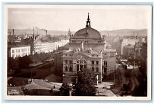 c1940's National Theater Christiania Norway Vintage RPPC Photo Postcard picture