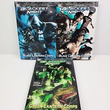 Black Green Lantern Corps Blackest Night DC 3 Books Lot Hardcover Unread 2010 picture