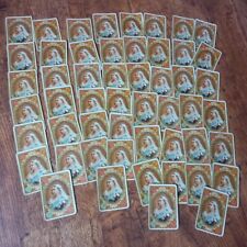 CHARMING ANTIQUE PLAYING CARDS, QUEEN VICTORIA/KINGS AND QUEENS DESIGN picture