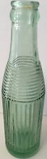 Scarce Illinois Vintage Ribbed National Deco Style Soda Bottle 6 oz Canton, ILL. picture
