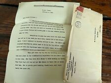 1927 Typed Letter Phillips Petroleum Co Borger Texas  - Plant Girls & Murder picture