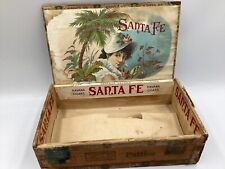 Antique Cigar Box Santa Fe Havana 10 Cents Patties Calif. No.325 picture