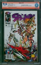 SPAWN #9 ⭐ CBCS 9.6 NEWSSTAND - SIGNED by TODD MCFARLANE ⭐ 1st Angela 1993 picture