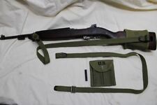 WWII US M1 Carbine .30 Carbine  RIFLE Sling Oiler Stock Pouch Set Canvas picture