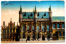 Town Hall Bruges Belgium Postcard Stadhuis Hotel De Ville picture