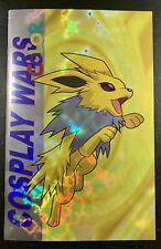 Pokemon Cosplay Wars  Electric Yellow Lava Foil Comic  Jolteon  /50  DMG Corner picture
