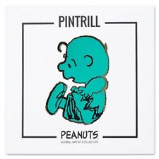 ⚡EXTREMELY RARE⚡ PINTRILL x PEANUTS Teal Charlie Brown Pin *BRAND NEW SEALED*  picture