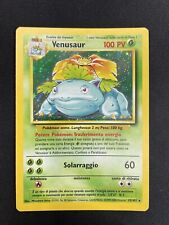 Pokemon Venusaur 15/102 Base Set Rare Holo Unlimited Wizards ITA Vintage Card picture