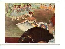 Ballet Dance-La Danseuse Au Bouquet-Edgar Degas Artwork-Vintage 1962 Postcard picture