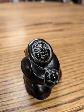 Boma Canada Carved Black Stone Resin sm Figurine Native Woman kneeling Goddess picture