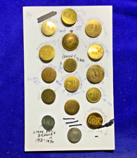16 MIXED ANTIQUE BRITISH HUNT COAT BUTTONS 19th-Early 20th C WITH IDENTIFICATION picture