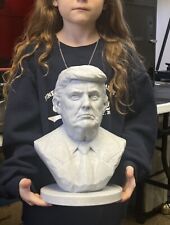 Massively HUGE  292MM  President Donald Trump Bust Marble 3d Print Statue picture
