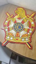 Masonic DeMolay Large Patch  Rare Vintage picture