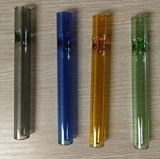 20 PCS Thick Glass Chillum Glass Pipe Reusable One Hitter Tobacco Smoking pipes picture