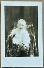 1913 Baby Photo. Gordon Ralph West. Real Photo Postcard. RPPC. picture