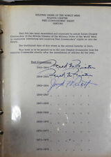 1960s Binder Atlanta Military Order of the World Wars Atlanta GA Signatures picture