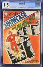 Showcase #4 CGC 1.5 DC 1956 OW 1st and origin Silver Age Flash Barry Allen ⚡️⚡️ picture