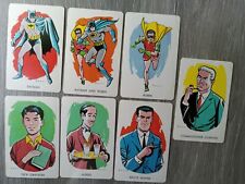 Lot of 7 1966 Whitman Batman playing cards - Batman, Robin +++ NPPI Vintage picture