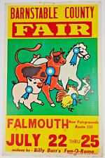 VTG Barnstable County Fair Falmouth Ma. Cardboard 14