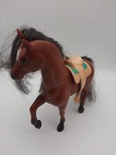 Vintage 2002 Lanard Plastic Brown Horse Mare Stylable Mane and Tail Prancing picture