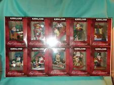 Kirkland Signature Collectible Gift Ornaments Set of 10 New Sealed picture