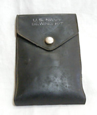 Vintage WW2 U.S. Navy Sewing Kit Pouch 8-a #62 picture