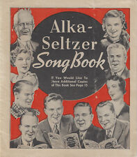 1937 ALKA SELTZER SONG BOOK picture