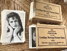 1917 Kromo Gravure Lot of 108 Cards 2 Sets Moving Picture Star Silent Film Stars picture