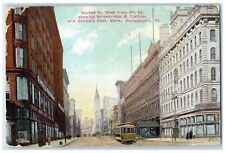 1910 Market St. West Strawbridge Clothier Gimbel's Store Philadelphia Postcard picture