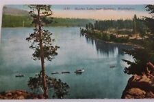 Antique Photo-Lithograph Postcard 1911 Hayden Lake Near Spokane Washington picture