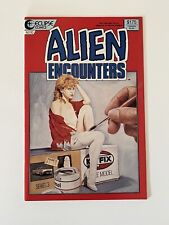 Alien Encounters #10 (Eclipse 1986) Dave Stevens DNAgents Back Cover picture