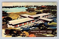 Sturbridge MA-Massachusetts, American Motor Lodge, Advertise, Vintage Postcard picture