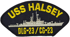 USS Halsey DLG-23/CG-23 Ship Patch - Great Color - Veteran Owned Business picture