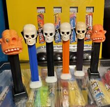 Vintage Halloween Pez Dispensers ~ Skulls & One-Eyed Monsters: USA and Austria picture