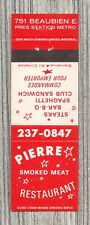 Matchbook Cover-Pierre Restaurant Canada-2976 picture