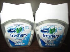 2x Tums Freshers Antacid Cool Mint 25 Chewable Expired FEB2014 picture