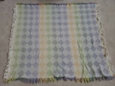 Vintage Crown Crafts woven throw / blanket 57 X 68 picture