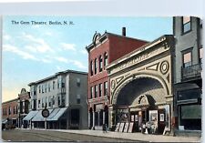 Gem Theatre, Berlin New Hampshire - 1913 Unposted Divided Back Postcard picture