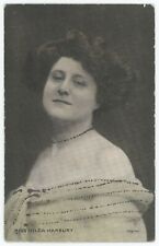 Stage Actress Hilda Hanbury Vintage Tinted And Glitter Postcard picture