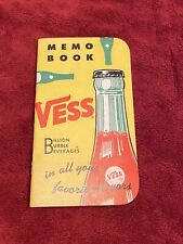 Vintage 1955 Vess Cola Advertising Notebook, NOS, Grocery List, Multiple Avail. picture