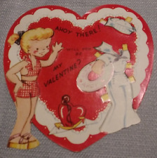 Vintage Valentine Girl  Paper Doll Sailor Outfit Ahoy There L 5577  Americard picture