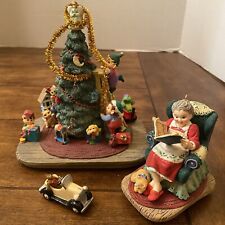 Hallmark Ornament Trimming Santa’s Tree Studio Edition Plus Mrs Claus Story 1997 picture