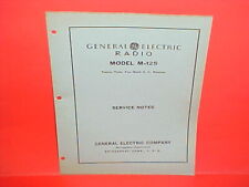 1935 GE GENERAL ELECTRIC HOME RADIO SERVICE MANUAL MODEL M-125  picture