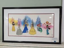 Disney Limited Ed. (3000) Disney Paradise of Princess Framed Serigraphy Artwork picture