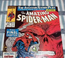 The Amazing Spider-Man #325 Captain America from Nov. 1989 in Fine+ (6.5) con. picture