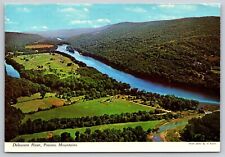 Postcard Pennsylvania & New Jersey Delaware River Poconos c1984 4C picture